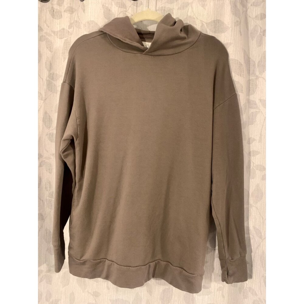Offline By Aerie Taupe Brown Oversized Hoodie Womens Size Small Soft Cotton